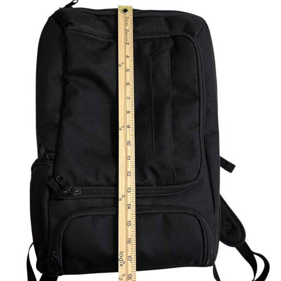 eBags Professional Slim Laptop Backpack Black Professional Weekender E229 - Picture 6 of 15